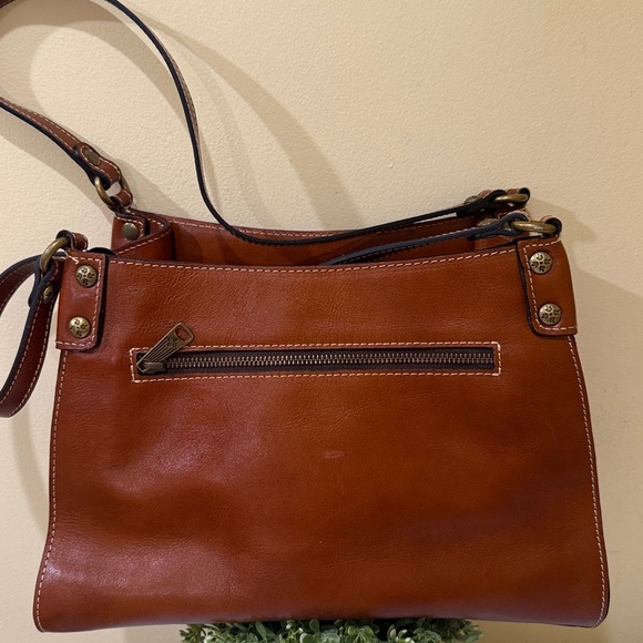 Patricia Nash Total Rich Brown Leather Shoulder Bag Women’s purse Handbag - Picture 5 of 16